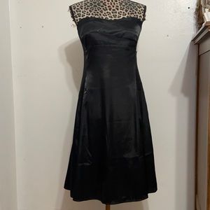 Satin Cocktail Dress.